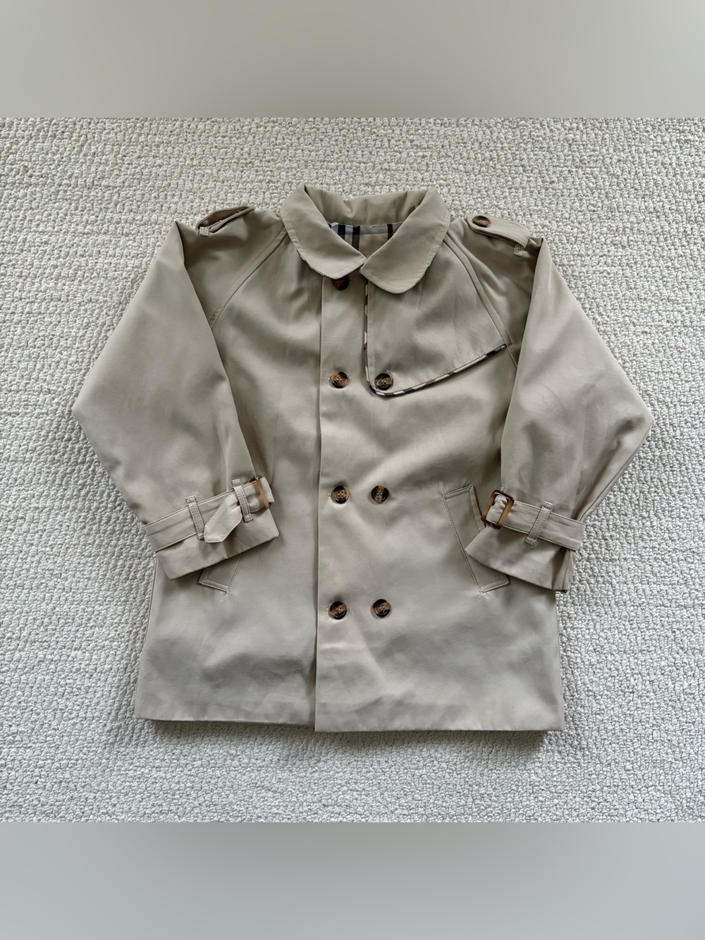 Vintage Classic Burberry Kids Trench Coat